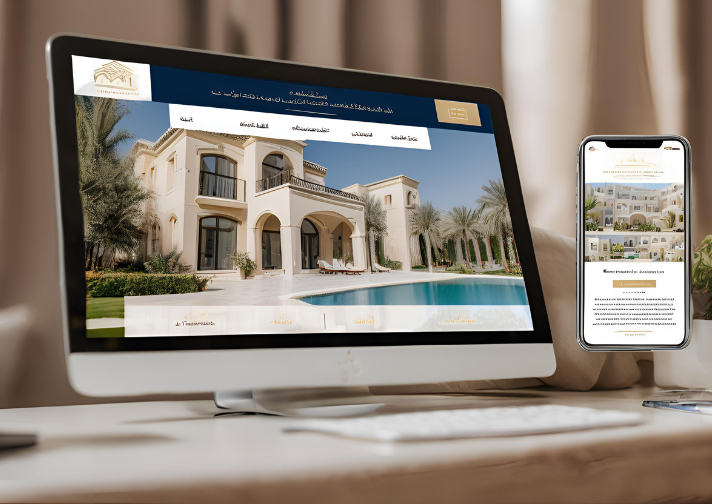 Real estate website design from the best website development company for startups in Dubai.